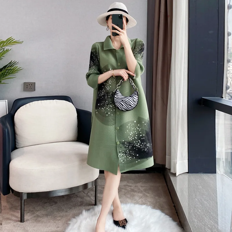 2022 Miyake Pleated Duangduang Skirt Spring Skirt High-end Fashionable Dress Spring/summer New Mid-length Fashion Retro Dress
2022 Miyake Pleated Duangduang Skirt Spring Skirt High-end Fashionable Dress Spring/summer New Mid-length Fashion Retro Dress