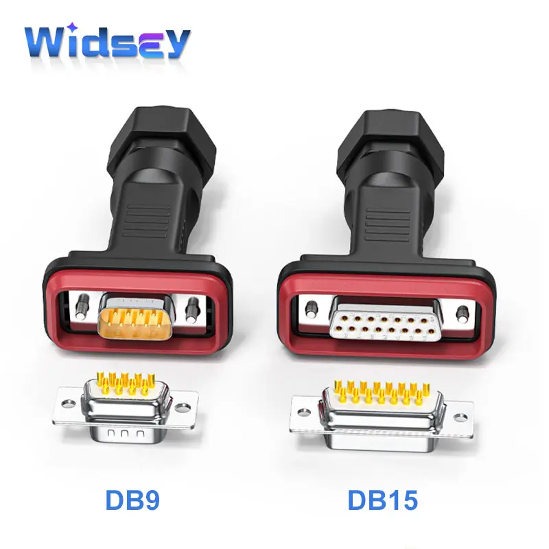 AISG Waterproof Plug DB9/DB15 Industrial Grade Wire Connector 9 Pin Male Female Base Station Plug 15pin Gold Plated Solid Needle
AISG Waterproof Plug DB9/DB15 Industrial Grade Wire Connector 9 Pin Male Female Base Station Plug 15pin Gold Plated Solid Needle