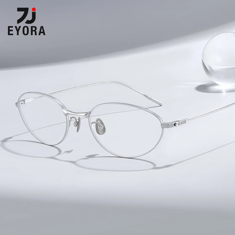 EYORA Cat Eye Pure Titanium Anti Blue Light Reading Glasses Anti-Reflection Myopia Eyewear Photochromic Progressive Eyeglasses
EYORA Cat Eye Pure Titanium Anti Blue Light Reading Glasses Anti-Reflection Myopia Eyewear Photochromic Progressive Eyeglasses