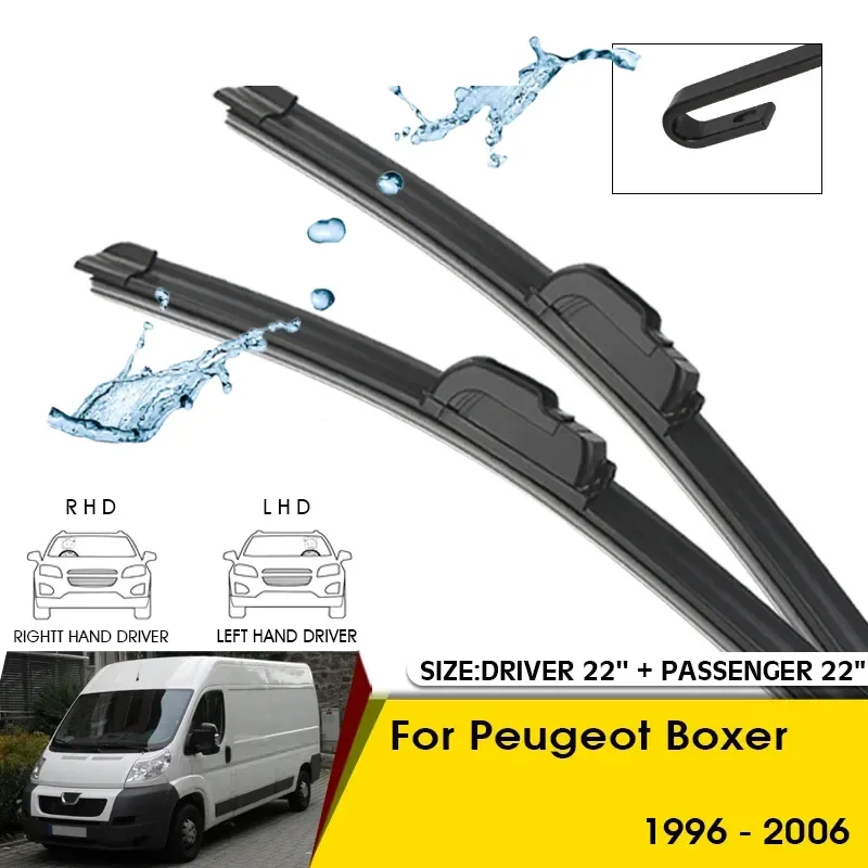Car Wiper Blades For Peugeot Boxer 1996-2006 Windshield Windscreen Front Window Blades 22"+22" Car Accessories
Car Wiper Blades For Peugeot Boxer 1996-2006 Windshield Windscreen Front Window Blades 22"+22" Car Accessories