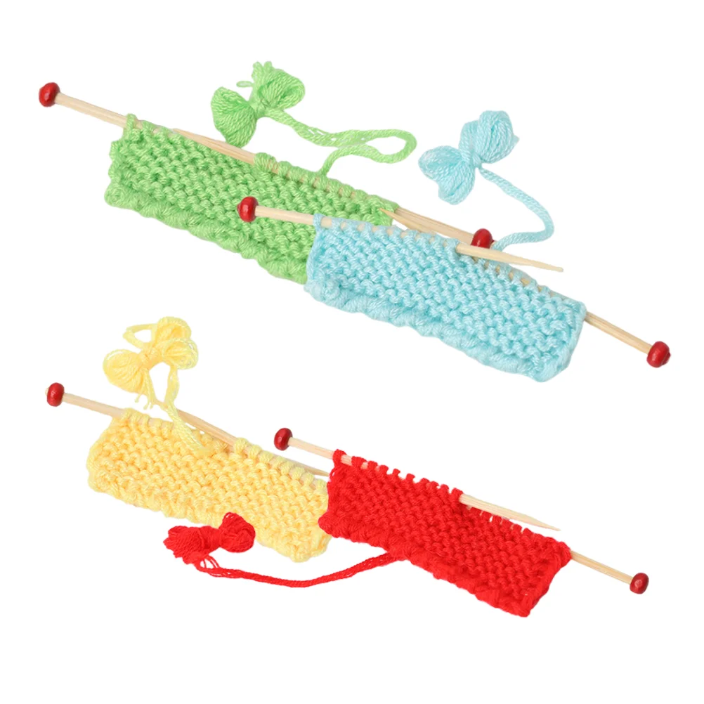 4 Pcs Model Kit Mini Knitted Sweater Knitting Accessories Miniature House Accessory Toys
4 Pcs Model Kit Mini Knitted Sweater Knitting Accessories Miniature House Accessory Toys