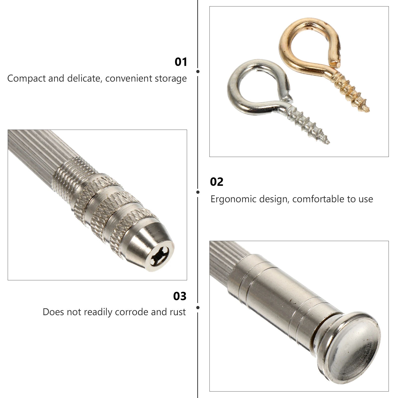 Precision Vise Mini Twisting Drill Bits Hand Drill Set For Resin Crafts Jewelry Making Diy Eyelet Screw Tools Marine Outdoor Use
Precision Vise Mini Twisting Drill Bits Hand Drill Set For Resin Crafts Jewelry Making Diy Eyelet Screw Tools Marine Outdoor Use
