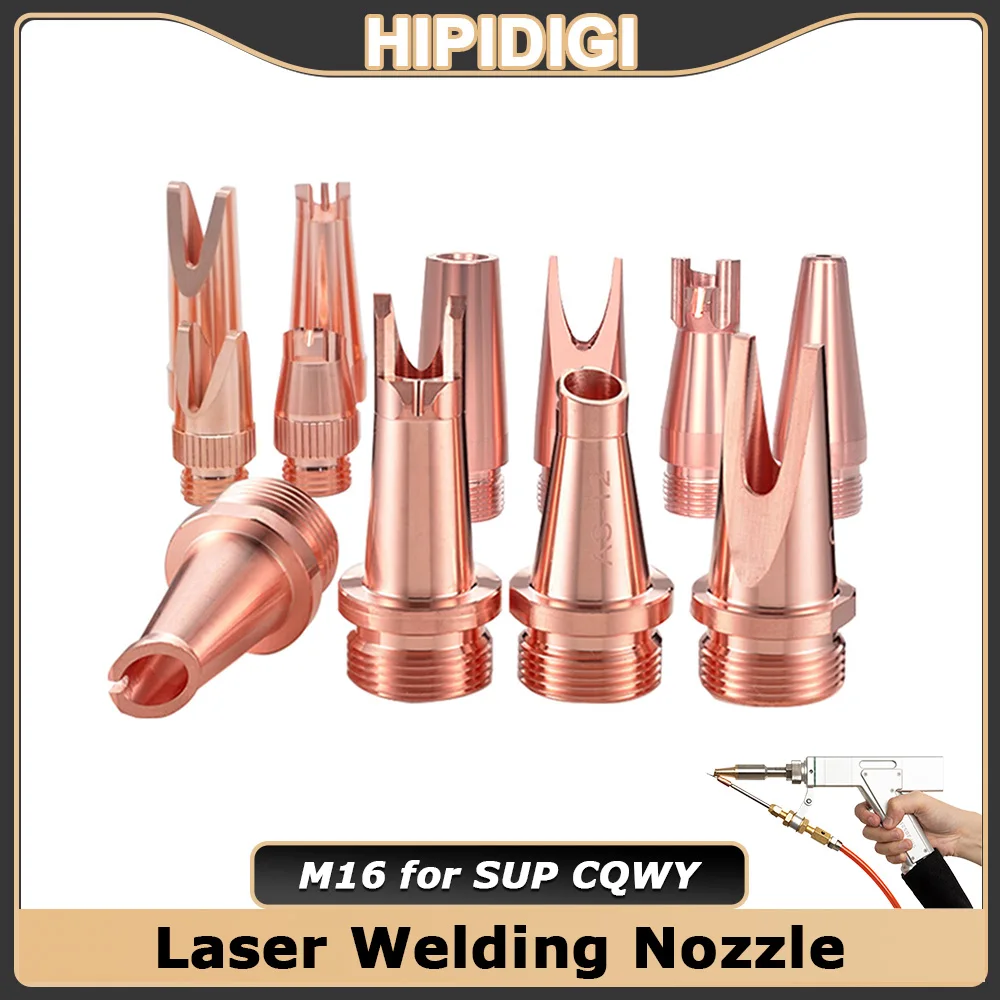 Laser Welding Nozzle Thread M16 Copper with Wire Feed for CQWY WEIYE Handheld SUP23T SUP21T Head Gun Fiber Laser Welding Machine
Laser Welding Nozzle Thread M16 Copper with Wire Feed for CQWY WEIYE Handheld SUP23T SUP21T Head Gun Fiber Laser Welding Machine