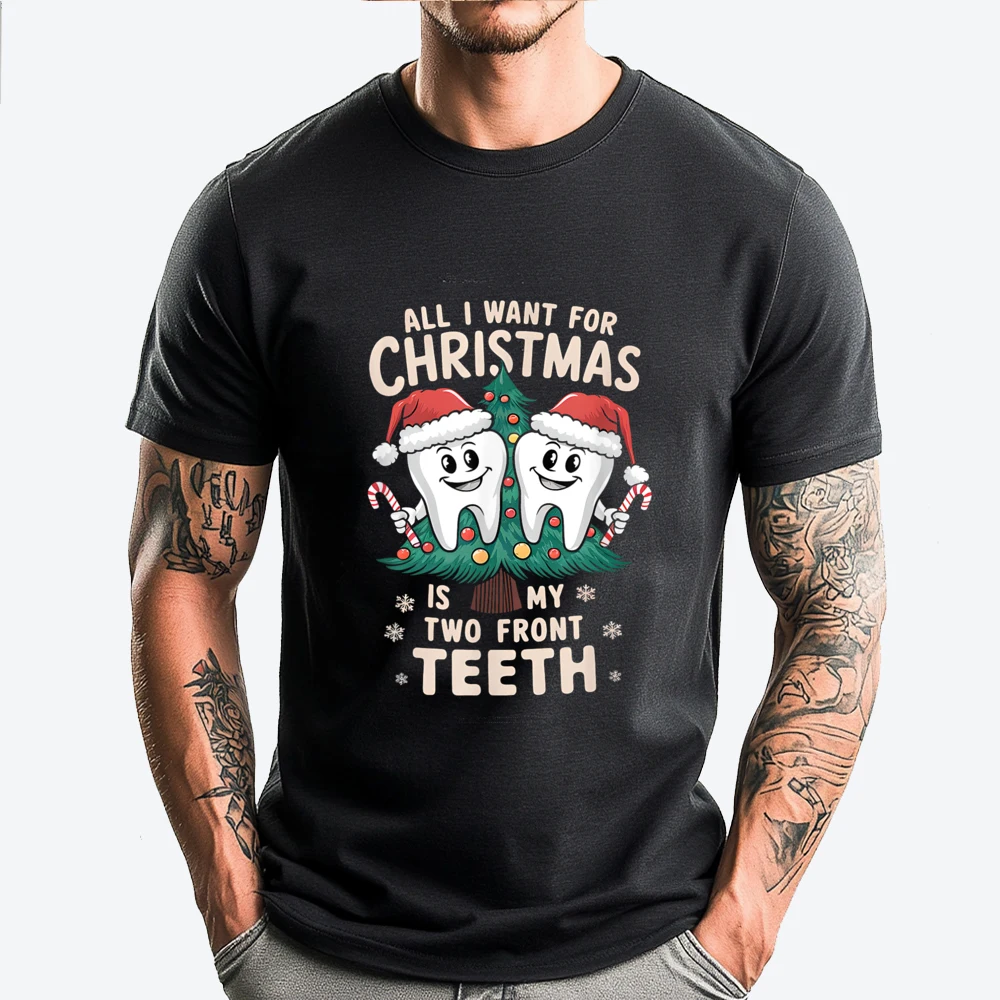 All I Want For Christmas Is My Two Front Teeth Dentist Xmas T Shirts For Men Anime T Shirts
All I Want For Christmas Is My Two Front Teeth Dentist Xmas T Shirts For Men Anime T Shirts