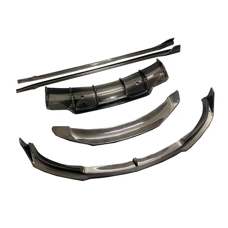 Передний бампер из сухого углеродного волокна в стиле V, боковые юбки для губ, спойлер заднего диффузора для комплекта кузова Tesla Model 3.
Передний бампер из сухого углеродного волокна в стиле V, боковые юбки для губ, спойлер заднего диффузора для комплекта кузова Tesla Model 3.