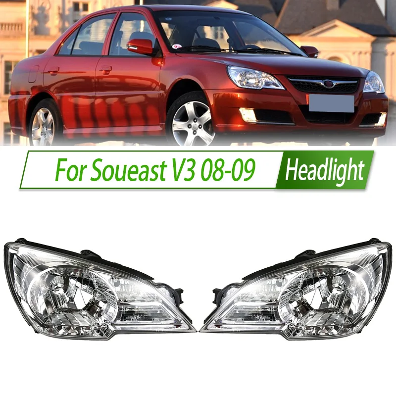 For Soueast V3 08-09 Halogen Headlight Assembly OEM Style Front Headlamp Bulb Socket Plug & Play Replacement
For Soueast V3 08-09 Halogen Headlight Assembly OEM Style Front Headlamp Bulb Socket Plug & Play Replacement
