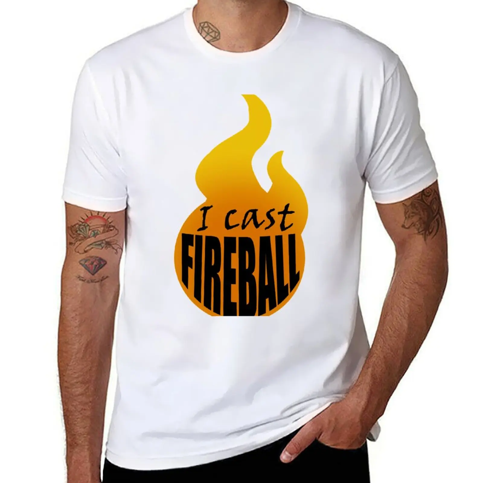 I Cast Fireball! T-Shirt man t shirt designer funny t shirts cotton T-Shirt
I Cast Fireball! T-Shirt man t shirt designer funny t shirts cotton T-Shirt