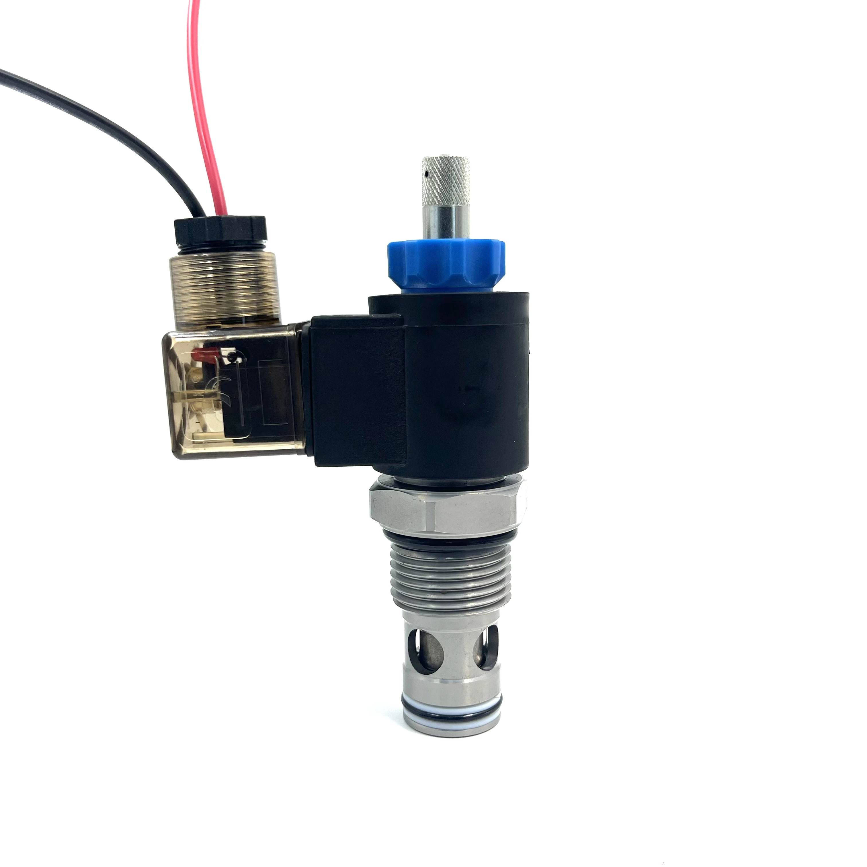 Hydraulic Cartridge Valve Solenoid Valve SV12-29 2-Position 2-Way Normally Open With 24V Coil
Hydraulic Cartridge Valve Solenoid Valve SV12-29 2-Position 2-Way Normally Open With 24V Coil