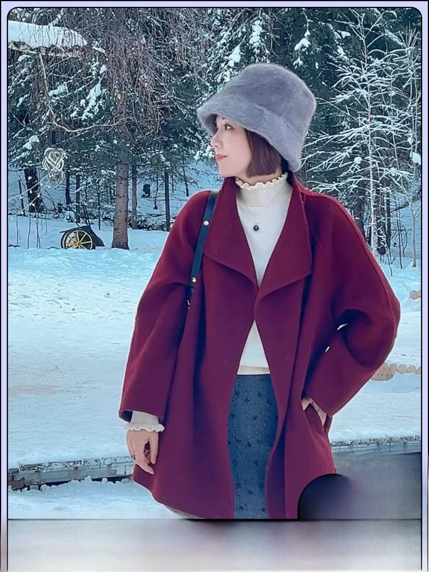 Double-Sided Nylon Women's Coat Classic Large Collar Stand-Up Collar Mid-Length Belted Y25 Ele Simple Sle Winter Oute...
Double-Sided Nylon Women's Coat Classic Large Collar Stand-Up Collar Mid-Length Belted Y25 Ele Simple Sle Winter Oute...