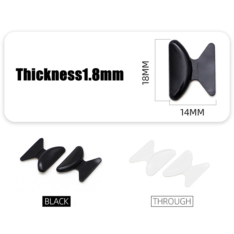 5 Pairs Silicone Anti Slip Nose Pad for Eyeglasses Sunglasses Glasses Repair Parts
5 Pairs Silicone Anti Slip Nose Pad for Eyeglasses Sunglasses Glasses Repair Parts