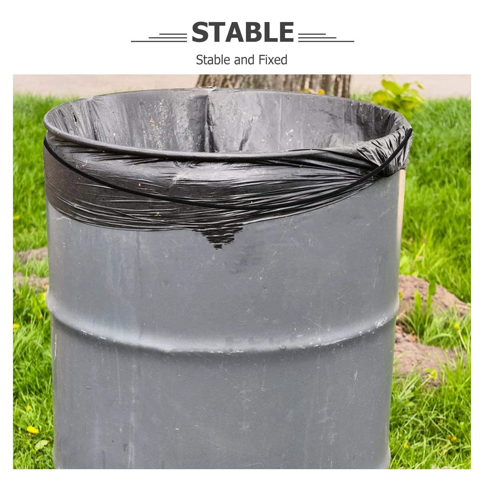 6pcs Garbage Can Adjustable Bands Elastic Trash Can Strap For Waste Bin Bag Holder Litter Box Kitchen Tables Outdoor Use
6pcs Garbage Can Adjustable Bands Elastic Trash Can Strap For Waste Bin Bag Holder Litter Box Kitchen Tables Outdoor Use