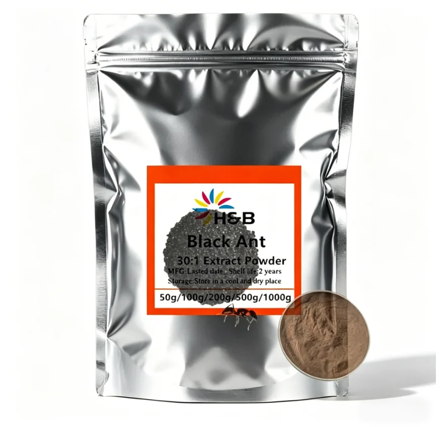 Global Production NO0143 Raw Material Factories 30:1 Blackant Extract Powder Customized Aluminum Foil Bag
Global Production NO0143 Raw Material Factories 30:1 Blackant Extract Powder Customized Aluminum Foil Bag