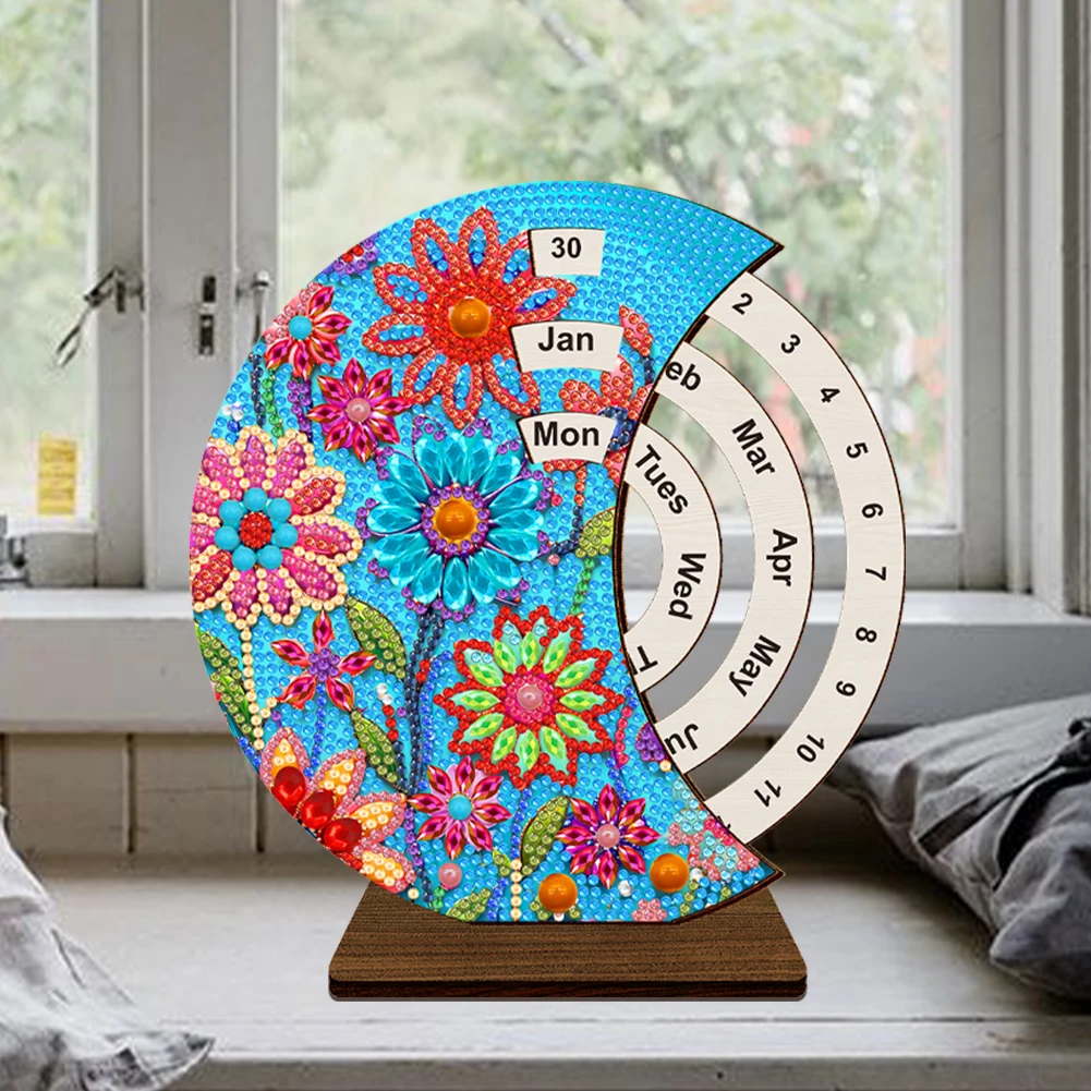 Wooden Special Shaped Flower Animal Lady Diamond Painting Calendar Ornament 5D DIY Manual Rotating Calendar for Home Office
Wooden Special Shaped Flower Animal Lady Diamond Painting Calendar Ornament 5D DIY Manual Rotating Calendar for Home Office