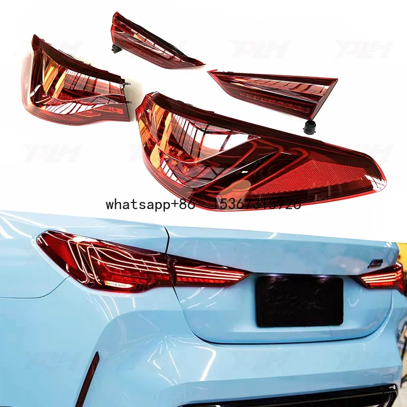 M4 CSL Laser Style LED Taillight Tail Lamp Light for BMW 4 Series G22 G23 G26 G82 G83 Tail Lights 2020+
M4 CSL Laser Style LED Taillight Tail Lamp Light for BMW 4 Series G22 G23 G26 G82 G83 Tail Lights 2020+