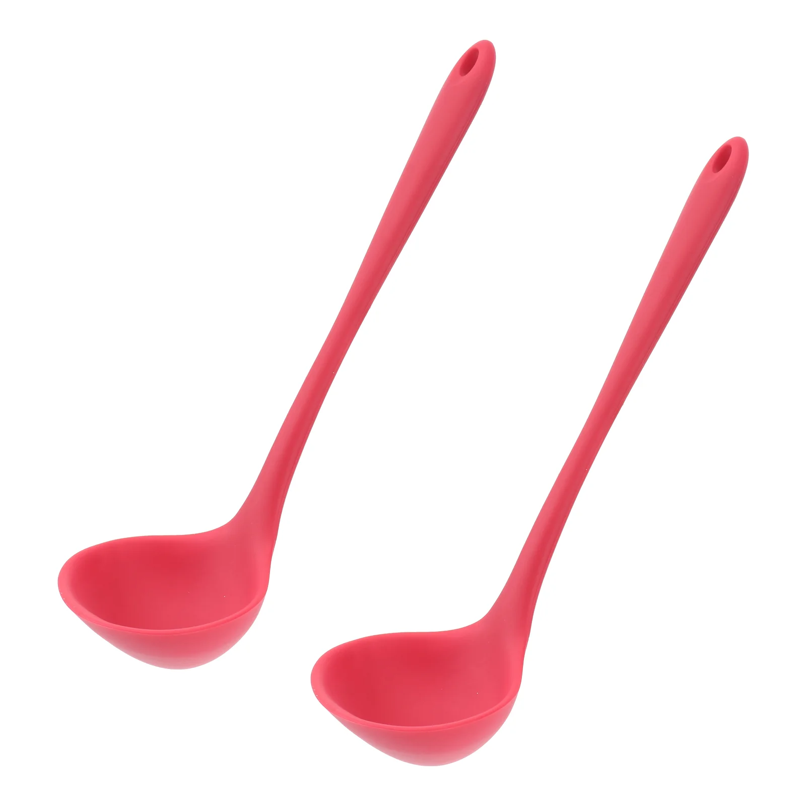 2 Pcs Silicone Soup Spoons Long Handle Hot Pot Scoop Food Serving Spoons (Red) silicone spoon kids scoop
2 Pcs Silicone Soup Spoons Long Handle Hot Pot Scoop Food Serving Spoons (Red) silicone spoon kids scoop