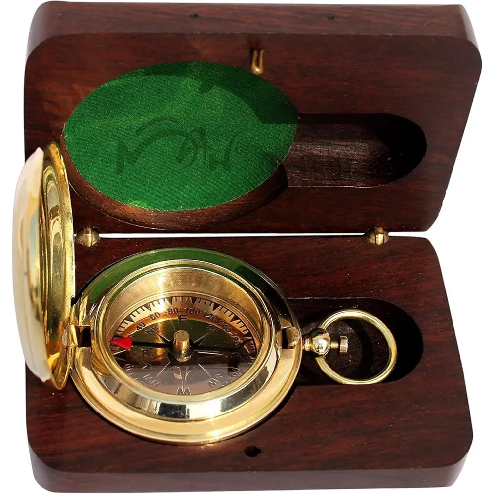 Brass Pocket Compass Keepsake for Son Graduation Birthday Inspirational Gift for Men Boys Desk Decor
Brass Pocket Compass Keepsake for Son Graduation Birthday Inspirational Gift for Men Boys Desk Decor