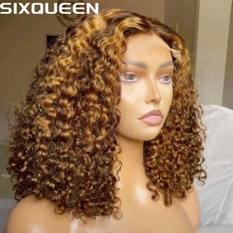Wear And Go Glueless Highlight Short Bob Wigs Human Hair Original Curly P427 Honey Blonde 5X5 Deep Wave Frontal Wig 250% Density
Wear And Go Glueless Highlight Short Bob Wigs Human Hair Original Curly P427 Honey Blonde 5X5 Deep Wave Frontal Wig 250% Density