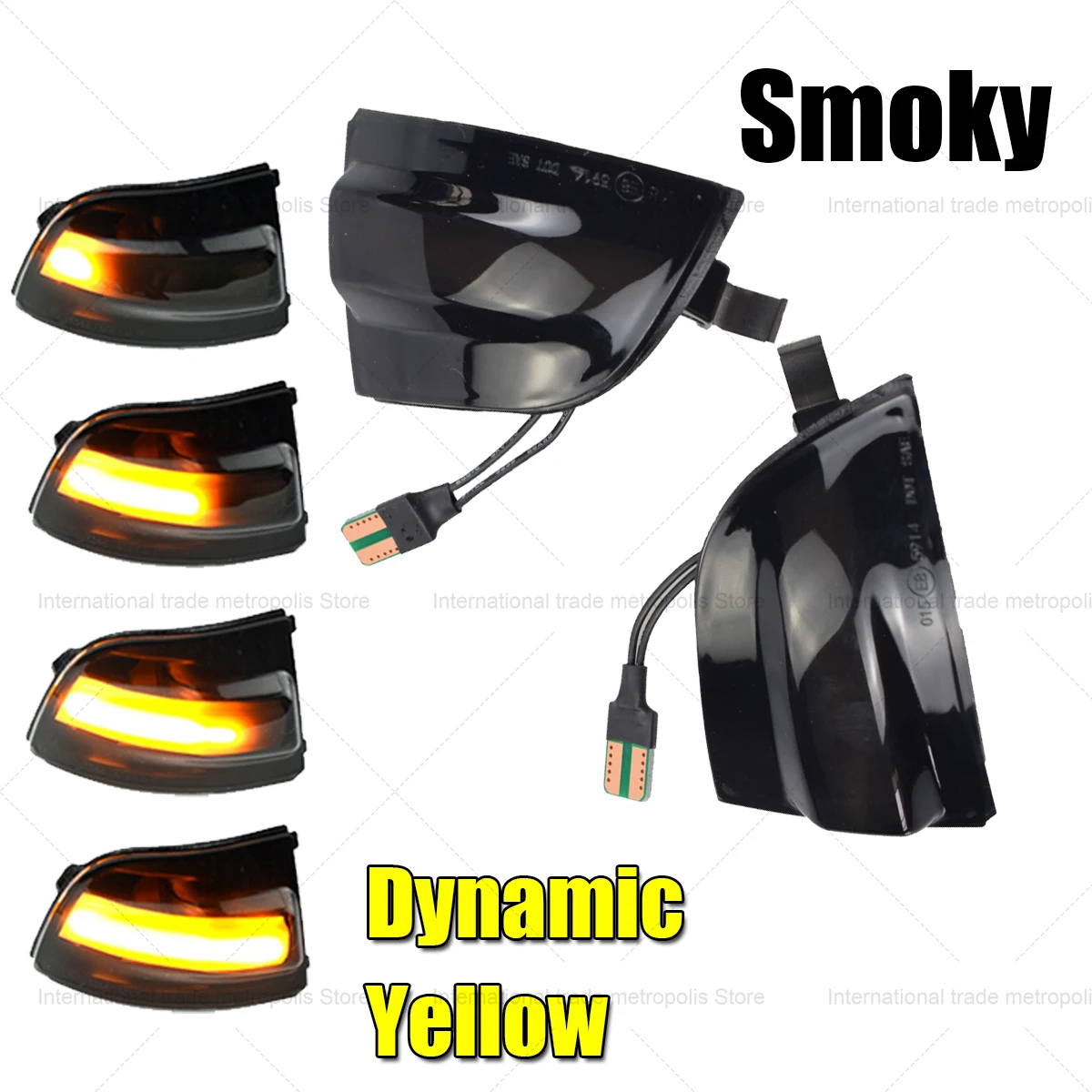 Dynamic LED Sequential Turn Signal for Ford Focus II MK2/C-MAX 2004-2008 Side Mirror Blinker
Dynamic LED Sequential Turn Signal for Ford Focus II MK2/C-MAX 2004-2008 Side Mirror Blinker
