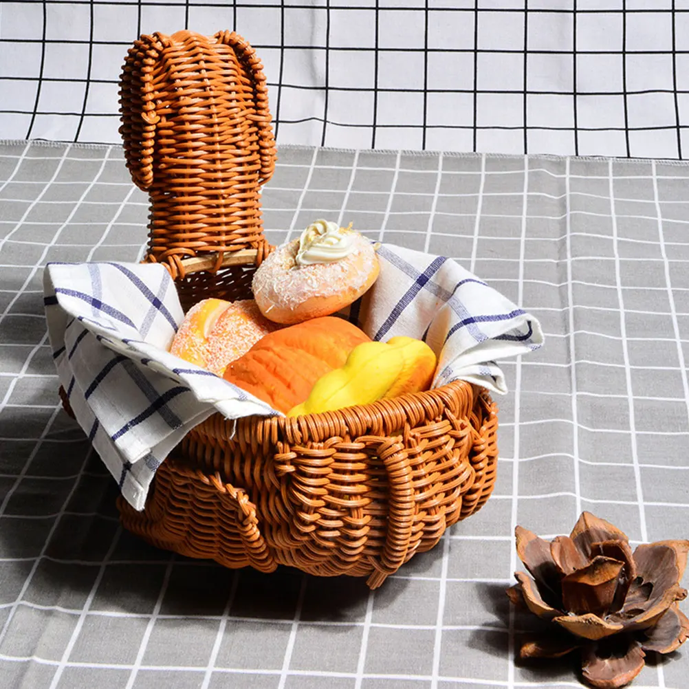 Simulated Dog Rattan Basket Woven Storage Snack Home Decor Bread Fruit Kitchen Pantry Organizer Storage Container
Simulated Dog Rattan Basket Woven Storage Snack Home Decor Bread Fruit Kitchen Pantry Organizer Storage Container