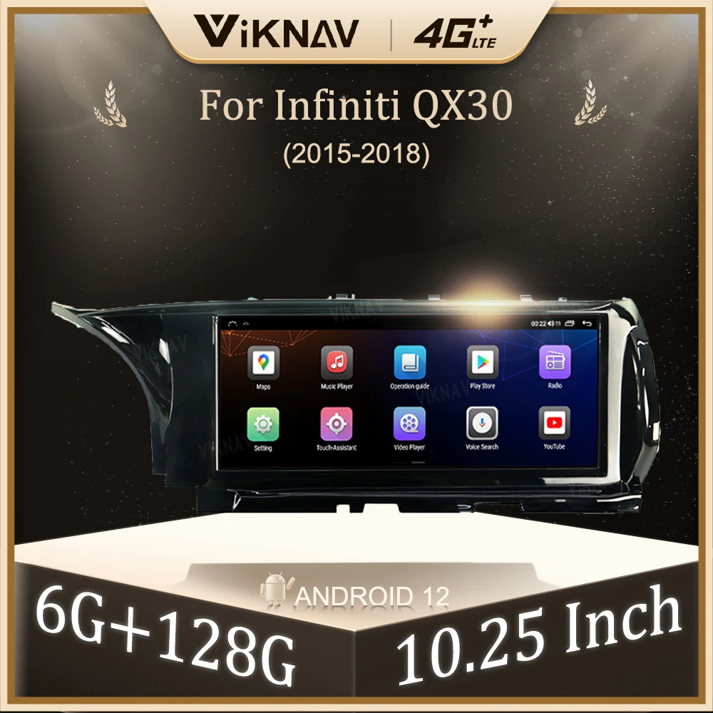 10.25 Inch Android 12 Car Radio For Infiniti QX30 2015-2018 Carplay GPS Navigation Multimedia Video Player Auto Stereo Head Unit
10.25 Inch Android 12 Car Radio For Infiniti QX30 2015-2018 Carplay GPS Navigation Multimedia Video Player Auto Stereo Head Unit