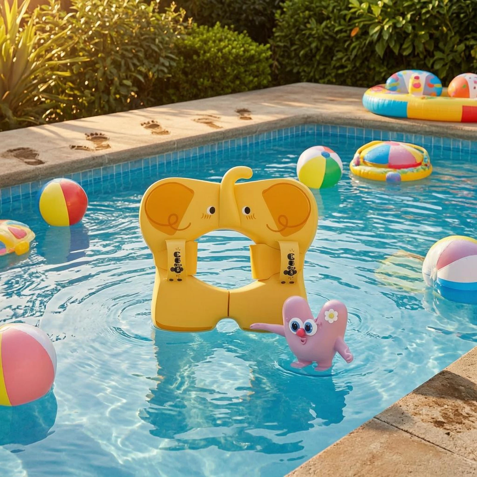 Underarm Baby Swim Ring Front Opening Elephant Swim Ring Infant Pool Buoyancy Aid Printed Face Pastel for Babies, Bath
Underarm Baby Swim Ring Front Opening Elephant Swim Ring Infant Pool Buoyancy Aid Printed Face Pastel for Babies, Bath