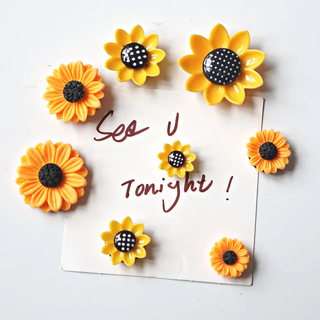 Little Daisy Sunflower Fridge Magnets, Flower Fridge Stickers, Flower Shape Decorations, Botanical Home Decorations, Cute Decor
Little Daisy Sunflower Fridge Magnets, Flower Fridge Stickers, Flower Shape Decorations, Botanical Home Decorations, Cute Decor