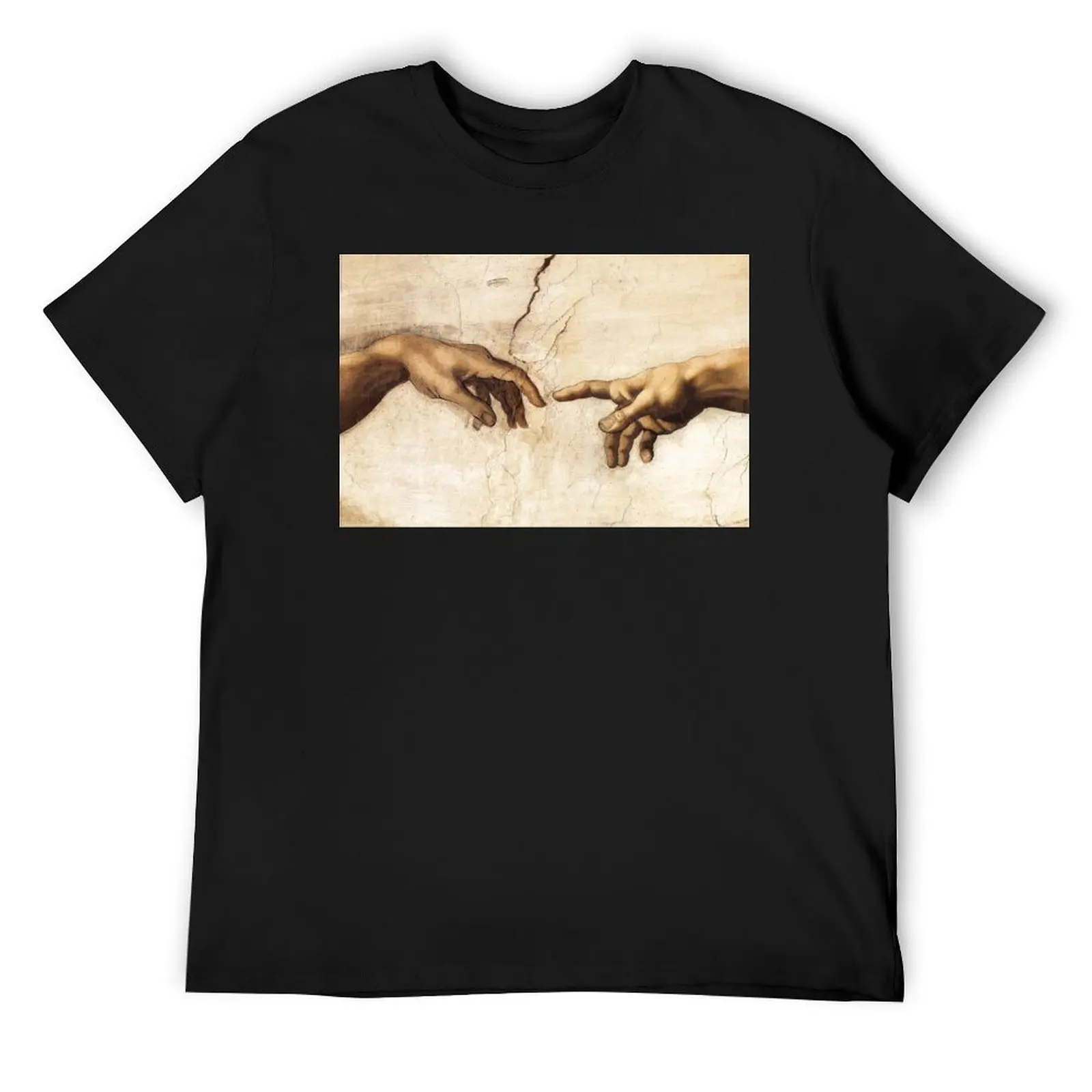 Creation of Adam T-Shirt Aesthetic clothing cotton man t-shirts graphics Man t-shirt men clothings
Creation of Adam T-Shirt Aesthetic clothing cotton man t-shirts graphics Man t-shirt men clothings
