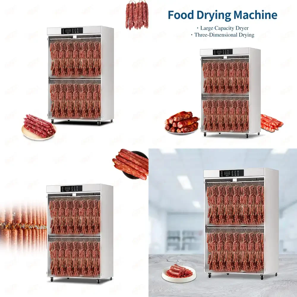 12Hot Factory 2 Independent Boxes 125kg Capacity Meat Curing Dry Aging Cabinet for Meat Beef Slami or Hams Steak Drying
12Hot Factory 2 Independent Boxes 125kg Capacity Meat Curing Dry Aging Cabinet for Meat Beef Slami or Hams Steak Drying