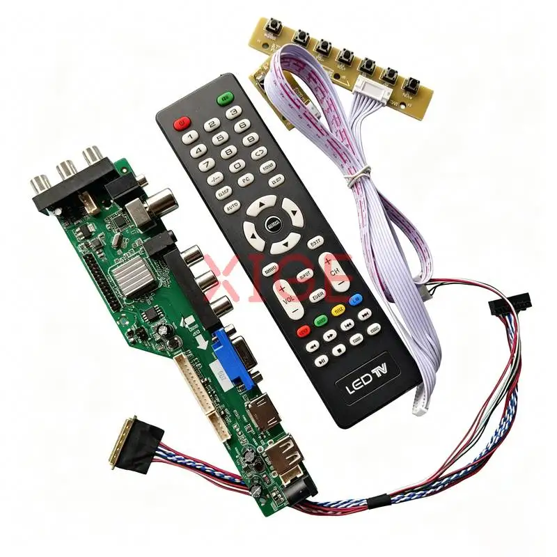 For CLAA156WA11A CLAA156WA15A CLAA156WB11A CLAA156WB13A Drive Board Kit LVDS-40 Pin 1366*768 Screen DVB/USB/AV/VGA/HDMI 1366x768
For CLAA156WA11A CLAA156WA15A CLAA156WB11A CLAA156WB13A Drive Board Kit LVDS-40 Pin 1366*768 Screen DVB/USB/AV/VGA/HDMI 1366x768