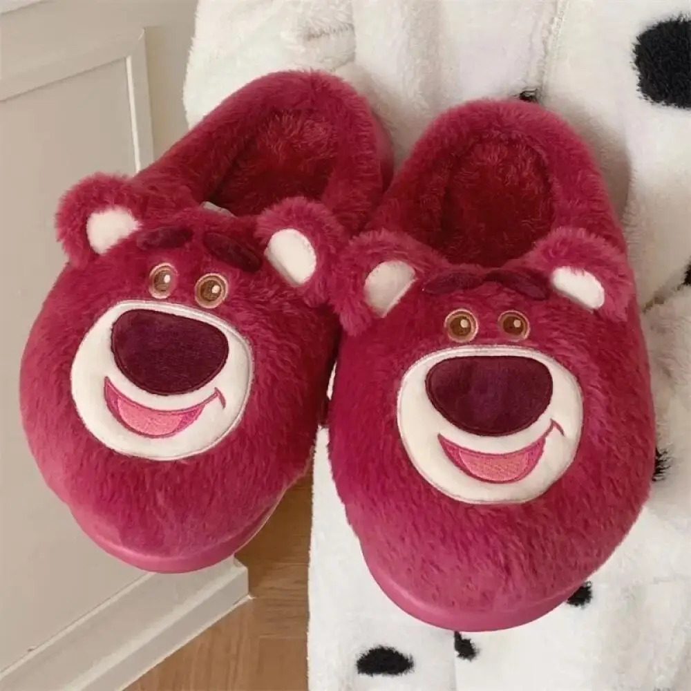 Disney Toy Story Lotso Kawaii Cute Furry Cotton Slippers Trendy Couple Non-Slip Home Shoes for Men Women New Winter
Disney Toy Story Lotso Kawaii Cute Furry Cotton Slippers Trendy Couple Non-Slip Home Shoes for Men Women New Winter
