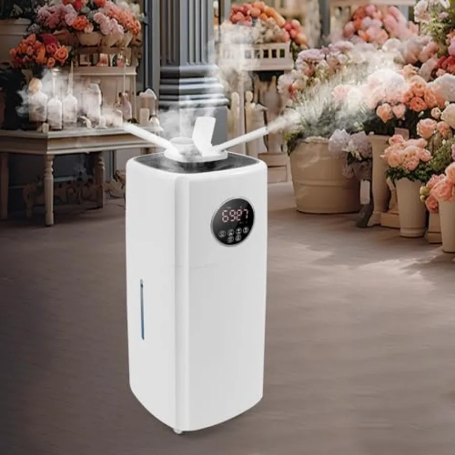 5.5Gal/21L Large Humidifiers Quiet Whole House Humidifier for 3000 sq.ft Cool Mist Top Fill Humidifier with 3 Mist Levels Exten
5.5Gal/21L Large Humidifiers Quiet Whole House Humidifier for 3000 sq.ft Cool Mist Top Fill Humidifier with 3 Mist Levels Exten