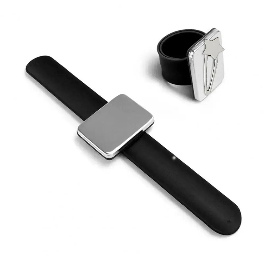 Needle Organizer Bracelet Magnetic Silicone Wristband for Sewing Pins Hair Clips Multi-purpose Holder for Needles Pincushions 
Needle Organizer Bracelet Magnetic Silicone Wristband for Sewing Pins Hair Clips Multi-purpose Holder for Needles Pincushions
