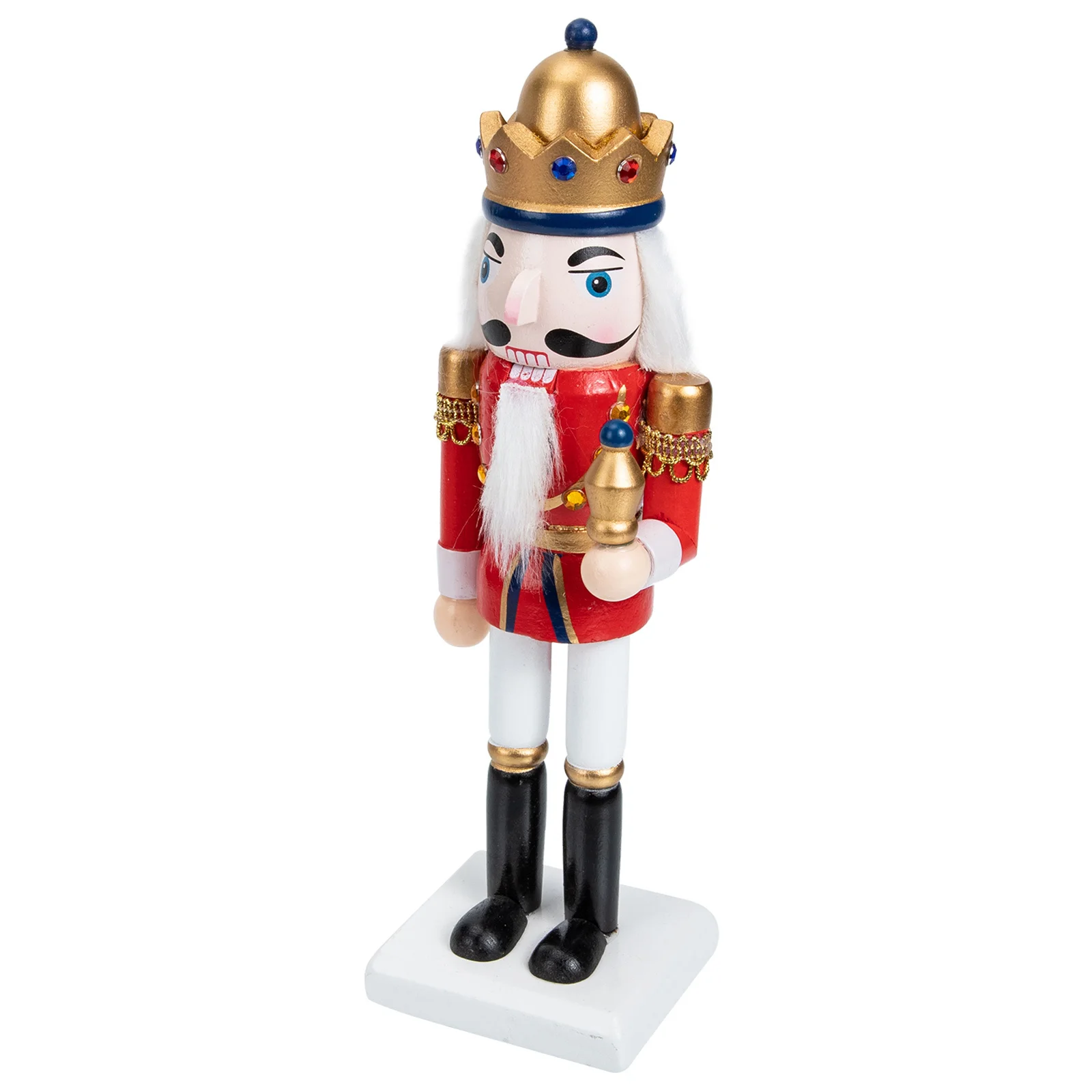 Wooden Nutcracker Adorn Decoration Desktop Decor Cartoon King Modeling Ornament Home Interior Ornament
Wooden Nutcracker Adorn Decoration Desktop Decor Cartoon King Modeling Ornament Home Interior Ornament