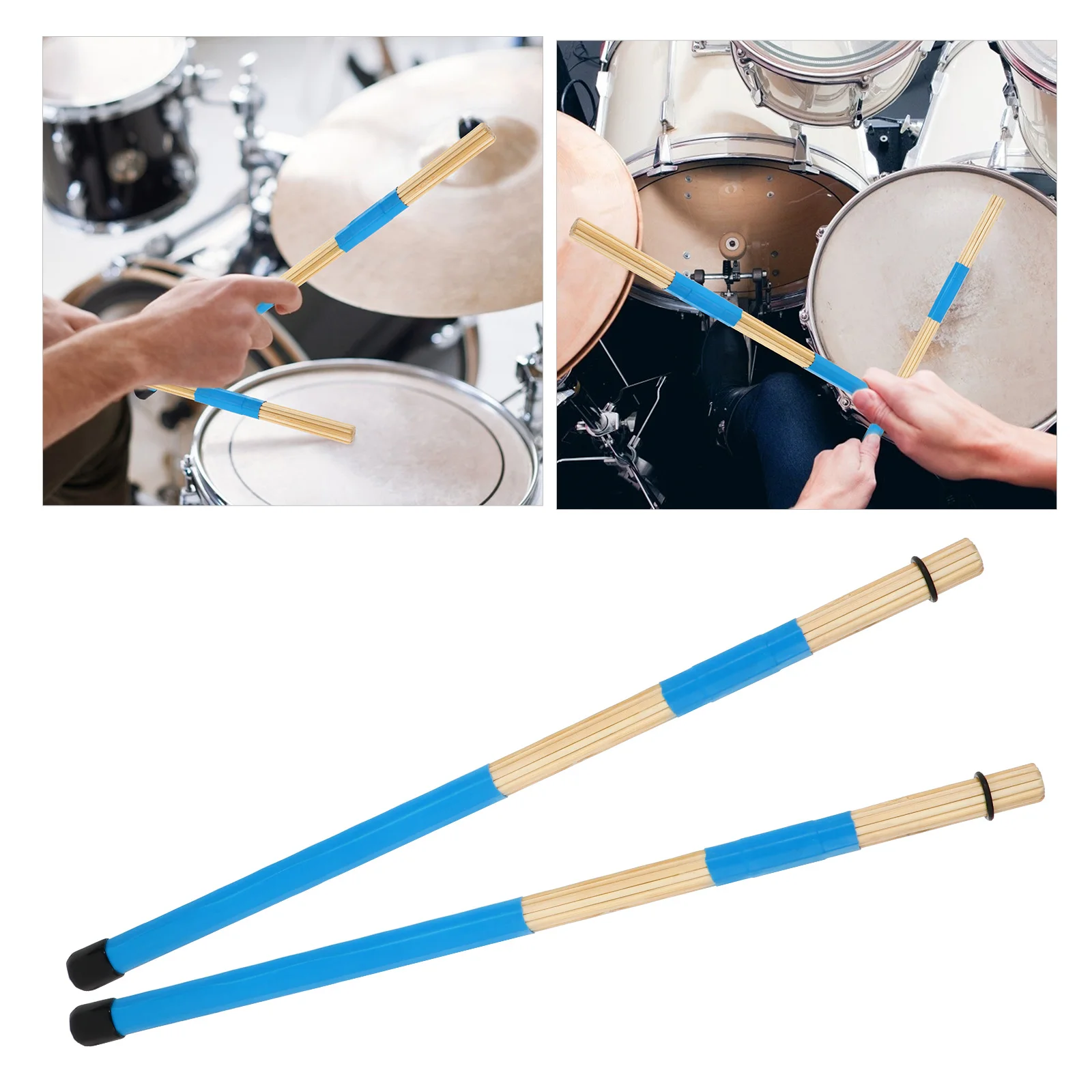 19 Wooden Set Durable Professional Rack Drum Wooden Drumstick Stick Jazz Student Accessories Drum Brush Blue Random
19 Wooden Set Durable Professional Rack Drum Wooden Drumstick Stick Jazz Student Accessories Drum Brush Blue Random