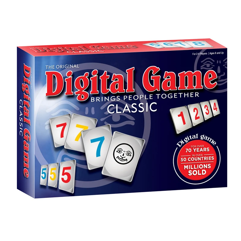 Israel Mahjong Rummy Digital Game Fast Moving Tile Classic Board Game 2-4 Players Family Party Travel Edition
Israel Mahjong Rummy Digital Game Fast Moving Tile Classic Board Game 2-4 Players Family Party Travel Edition