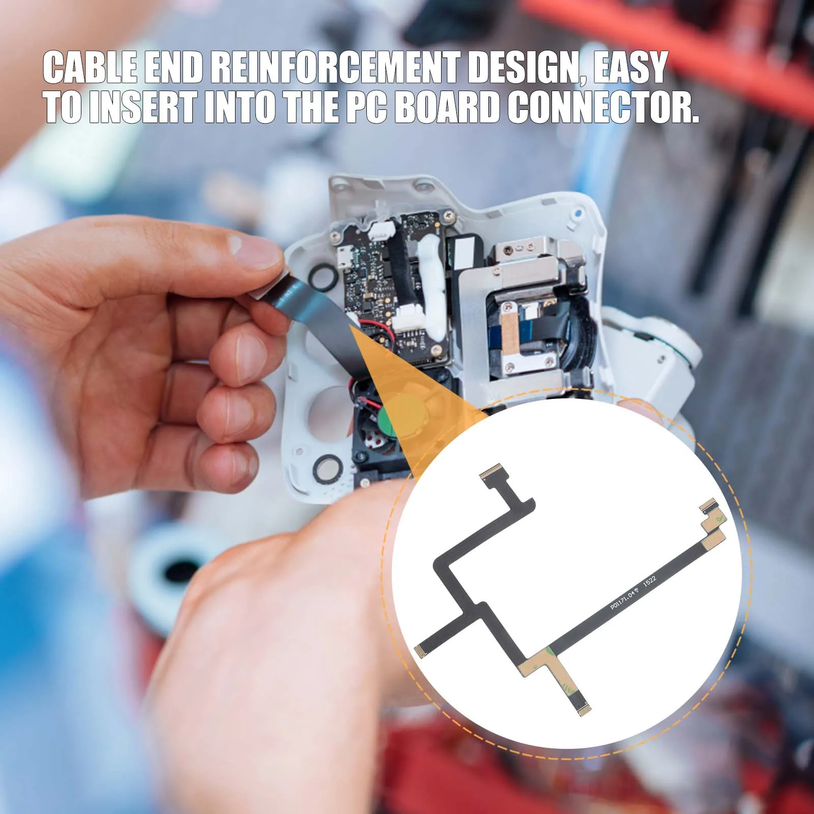 Drone Accessories Gimbal Ribbon Cable for Phantom 3s Standard Fine Craftsmanship Easy Installation DIY Repair Gimbal Flat Ribbon
Drone Accessories Gimbal Ribbon Cable for Phantom 3s Standard Fine Craftsmanship Easy Installation DIY Repair Gimbal Flat Ribbon