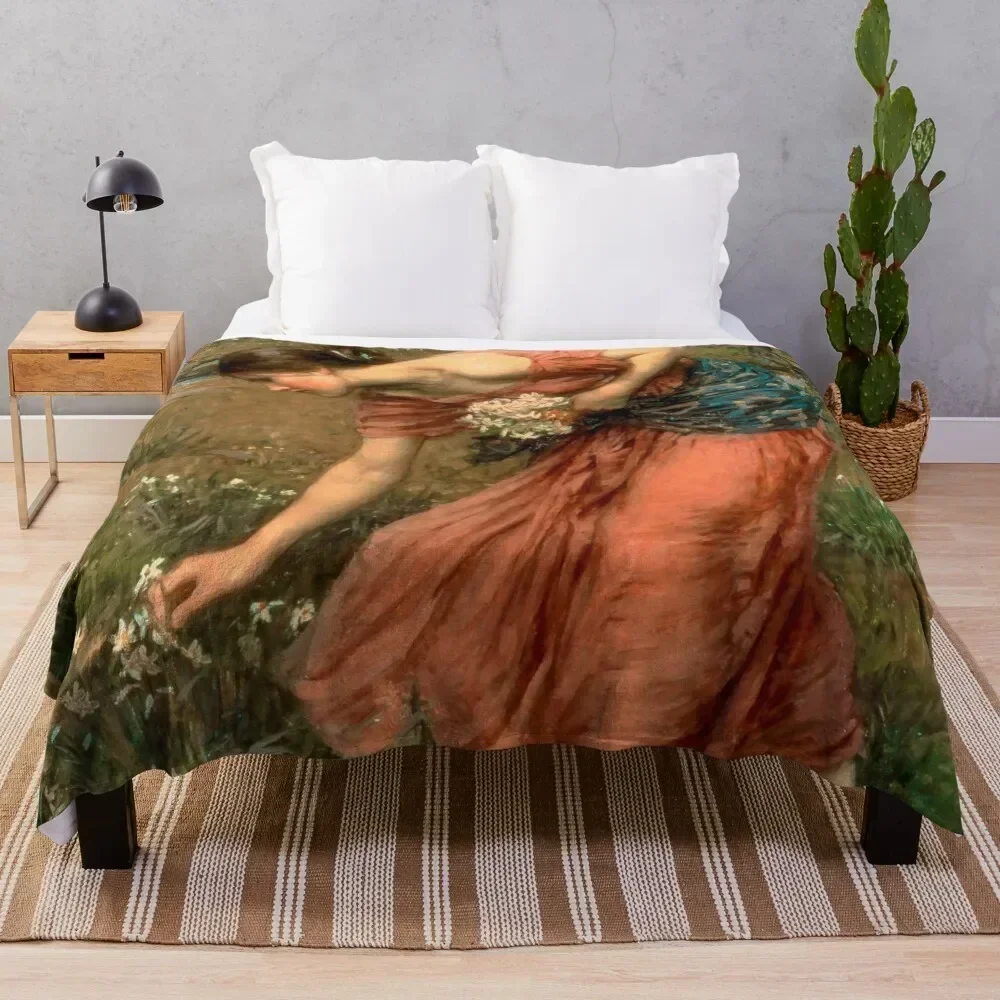 Narcissus by John William Waterhouse Throw Blanket All Season Soft Lightweight Blanket for Home
Narcissus by John William Waterhouse Throw Blanket All Season Soft Lightweight Blanket for Home