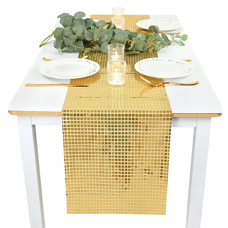 Glitter Gold Sequin Table Runner Flags Rose Gold Disco Mirror Table Cloth Wedding Birthday Party Table Decoration Baby Shower
Glitter Gold Sequin Table Runner Flags Rose Gold Disco Mirror Table Cloth Wedding Birthday Party Table Decoration Baby Shower
