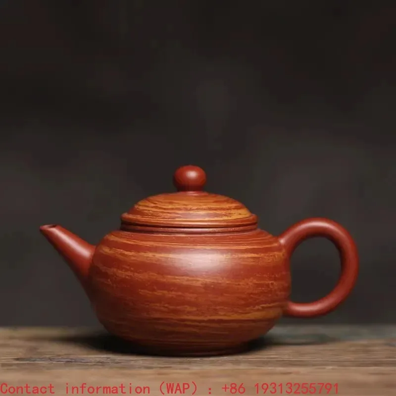 Red Teapot Raw Ore Mud Material Handle Pot Purple Clay Set Horizontal Teapot Mixed Mud Chaozhou Hand-Pulled Kung Fu Teapot
Red Teapot Raw Ore Mud Material Handle Pot Purple Clay Set Horizontal Teapot Mixed Mud Chaozhou Hand-Pulled Kung Fu Teapot