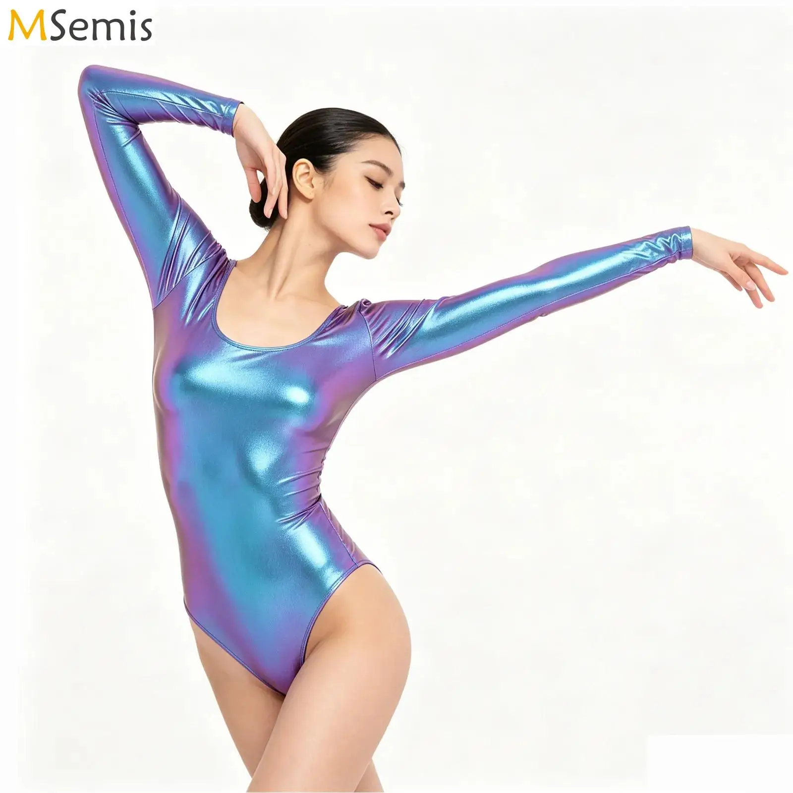 Women Shiny Latex Swimsuit Thong Leotard Bodysuit Swimwear Patent Leather Swimsuit Bodycon Gymnastics Dance Leotard Costumes
Women Shiny Latex Swimsuit Thong Leotard Bodysuit Swimwear Patent Leather Swimsuit Bodycon Gymnastics Dance Leotard Costumes