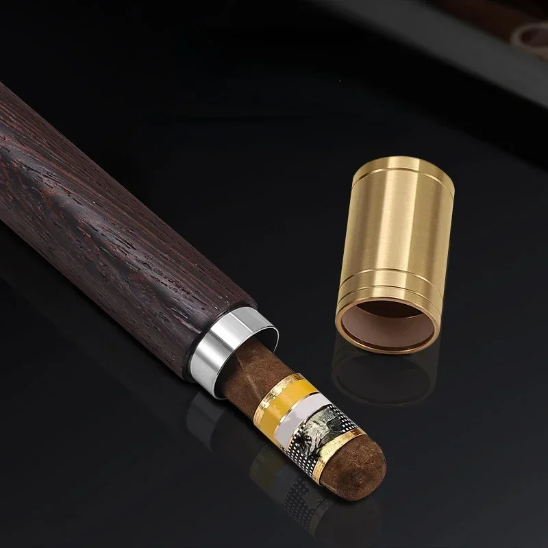 HANNICOOK cigar moisture tube chicken wing wood metal pure copper large caliber single portable sealed moisture tube
HANNICOOK cigar moisture tube chicken wing wood metal pure copper large caliber single portable sealed moisture tube