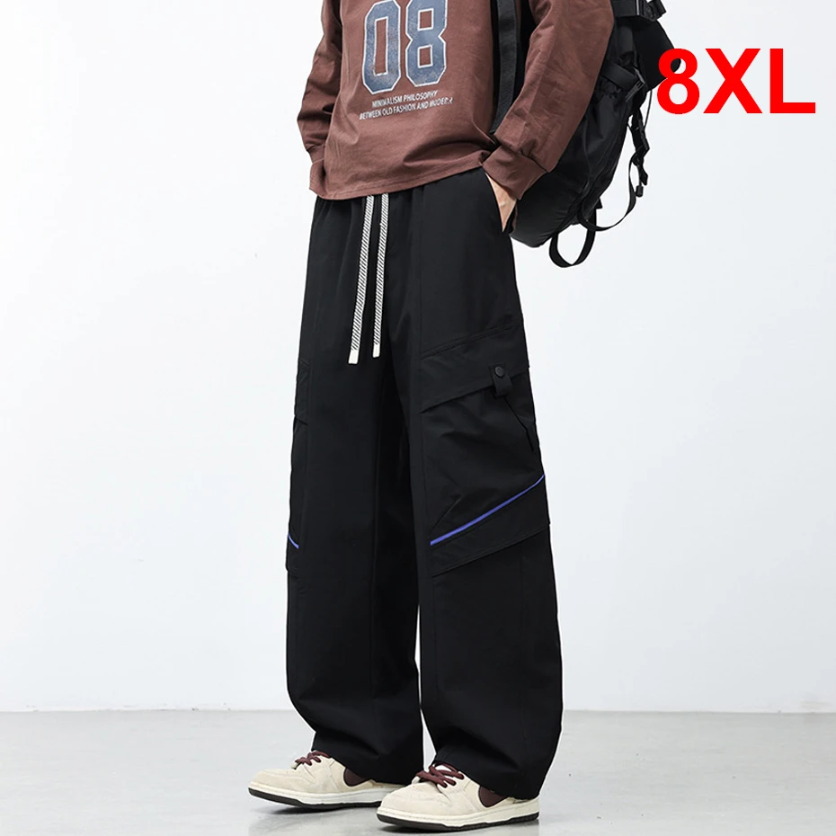 8XL Plus Size Cargo Pants Men Big Pocket Pants Male Summer Fashion Casual Straight Pants Stretch Waist Trousers Big Size 8XL
8XL Plus Size Cargo Pants Men Big Pocket Pants Male Summer Fashion Casual Straight Pants Stretch Waist Trousers Big Size 8XL