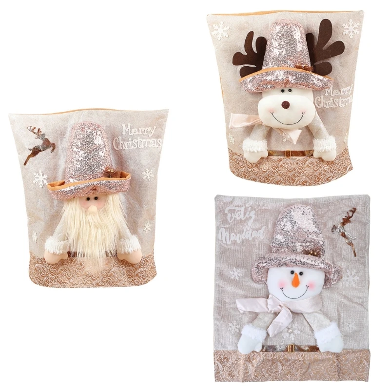 Festives Embroidery Chair Cover for Dining Room, Christmas Holiday Chair Back Decorations Santa Hat Slipcovers
Festives Embroidery Chair Cover for Dining Room, Christmas Holiday Chair Back Decorations Santa Hat Slipcovers