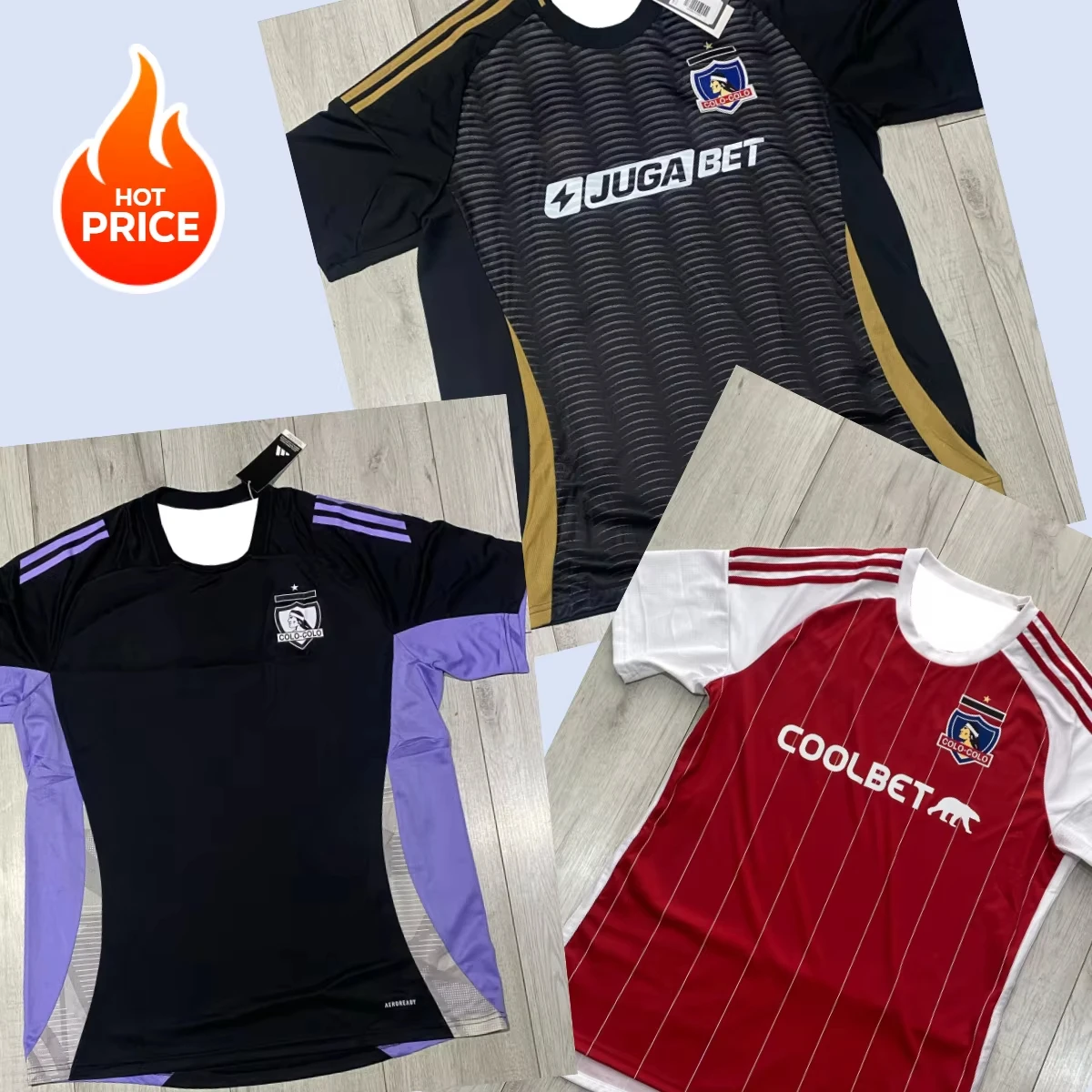 25New Colo Colo Away Football Shirt Children's Adult Men's and Women's Football Sports T-shirt Quick Drying Breathable T-shirt
25New Colo Colo Away Football Shirt Children's Adult Men's and Women's Football Sports T-shirt Quick Drying Breathable T-shirt