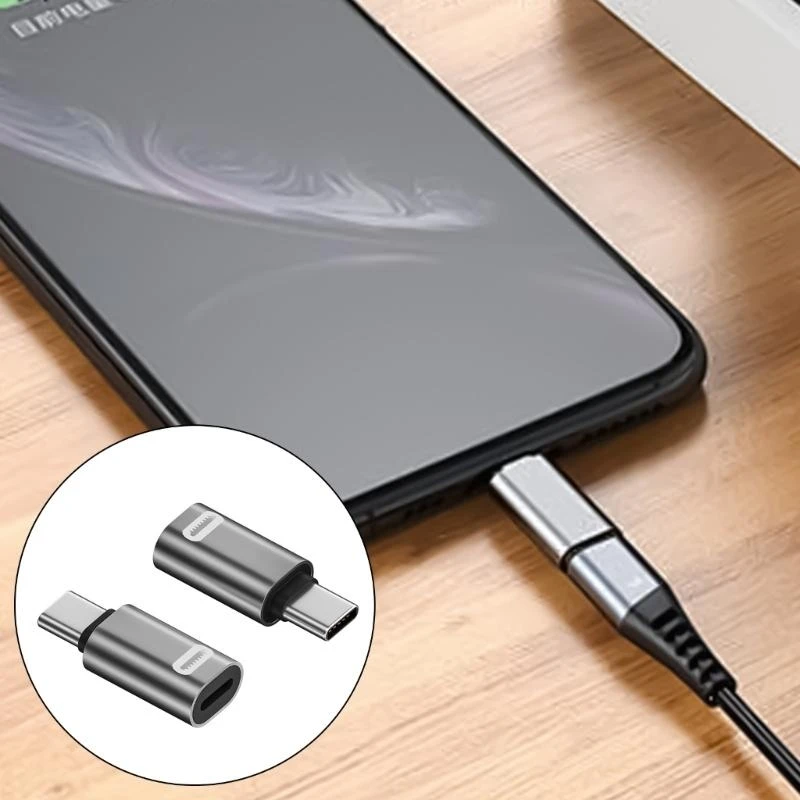 462b 2pcs Portable Lightnings Женщины -USB C Мужские адаптерные разъемы с тепловым управлением и функциями безопасности для
462b 2pcs Portable Lightnings Женщины -USB C Мужские адаптерные разъемы с тепловым управлением и функциями безопасности для