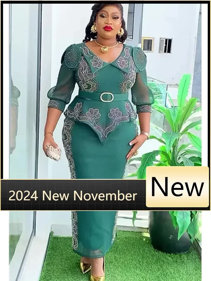 Elegant African Dresses for Women 2025 New Africa Clothing Plus Size Turkey Wedding Party Long Dress Dashiki Ankara Outfits Robe
Elegant African Dresses for Women 2025 New Africa Clothing Plus Size Turkey Wedding Party Long Dress Dashiki Ankara Outfits Robe
