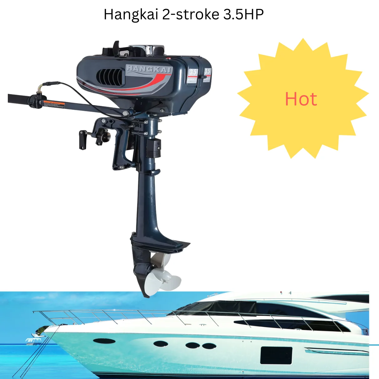 Оптовая продажа с фабрики Hangkai 2-тактный 3,5 л.с. качественный финишный лодочный двигатель с водяным охлаждением
Оптовая продажа с фабрики Hangkai 2-тактный 3,5 л.с. качественный финишный лодочный двигатель с водяным охлаждением