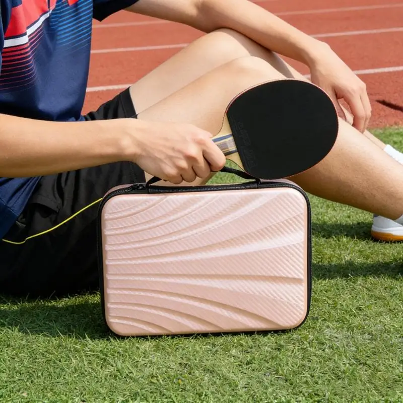 U2JB Hard Shell Table Tennis Paddle Case Thick PU Texture Storage Bag Suitable for Protection Against Impact and Water Damage
U2JB Hard Shell Table Tennis Paddle Case Thick PU Texture Storage Bag Suitable for Protection Against Impact and Water Damage