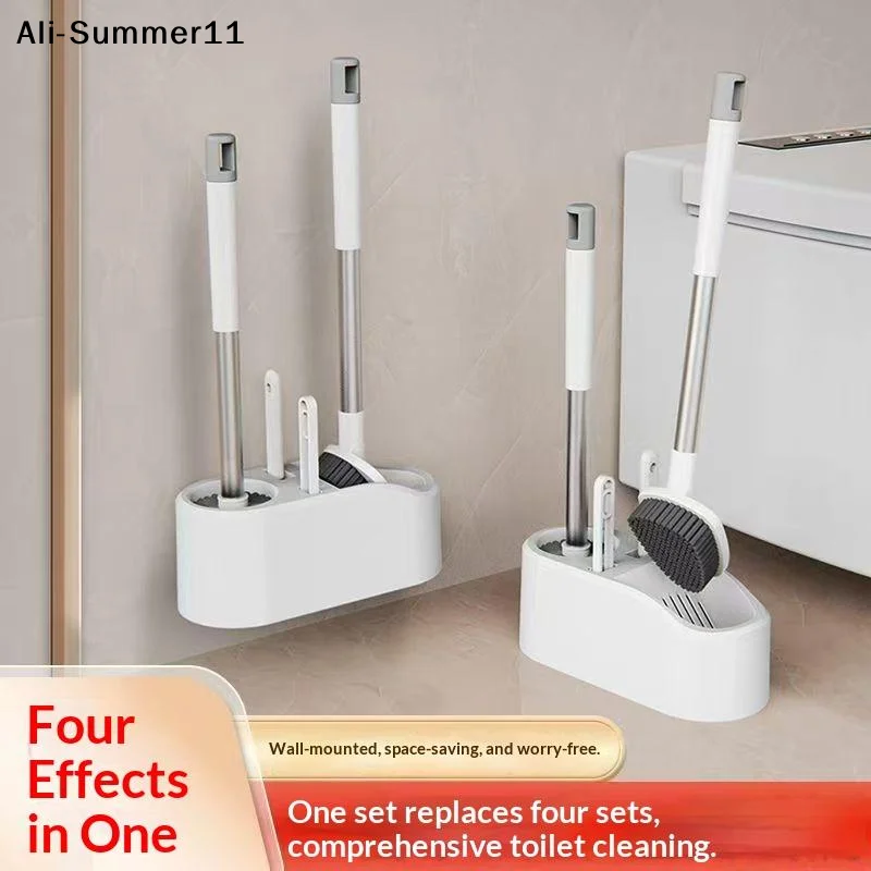 【Sa1】4 In 1 Toilet Brush Multifunction Brush For Bathroom Cleaning 360° No Dead Angle Cleaning Set
【Sa1】4 In 1 Toilet Brush Multifunction Brush For Bathroom Cleaning 360° No Dead Angle Cleaning Set