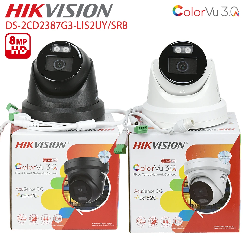 Камера IP Hikvision 8 МП 4K POE Smart Hybrid Light ColorVu3.0 Acusense3.0 с аудио 2.0, красно-синим светом и ИИ-оповещением DS-2CD2387G3-LIS2UY/SRB
Камера IP Hikvision 8 МП 4K POE Smart Hybrid Light ColorVu3.0 Acusense3.0 с аудио 2.0, красно-синим светом и ИИ-оповещением DS-2CD2387G3-LIS2UY/SRB